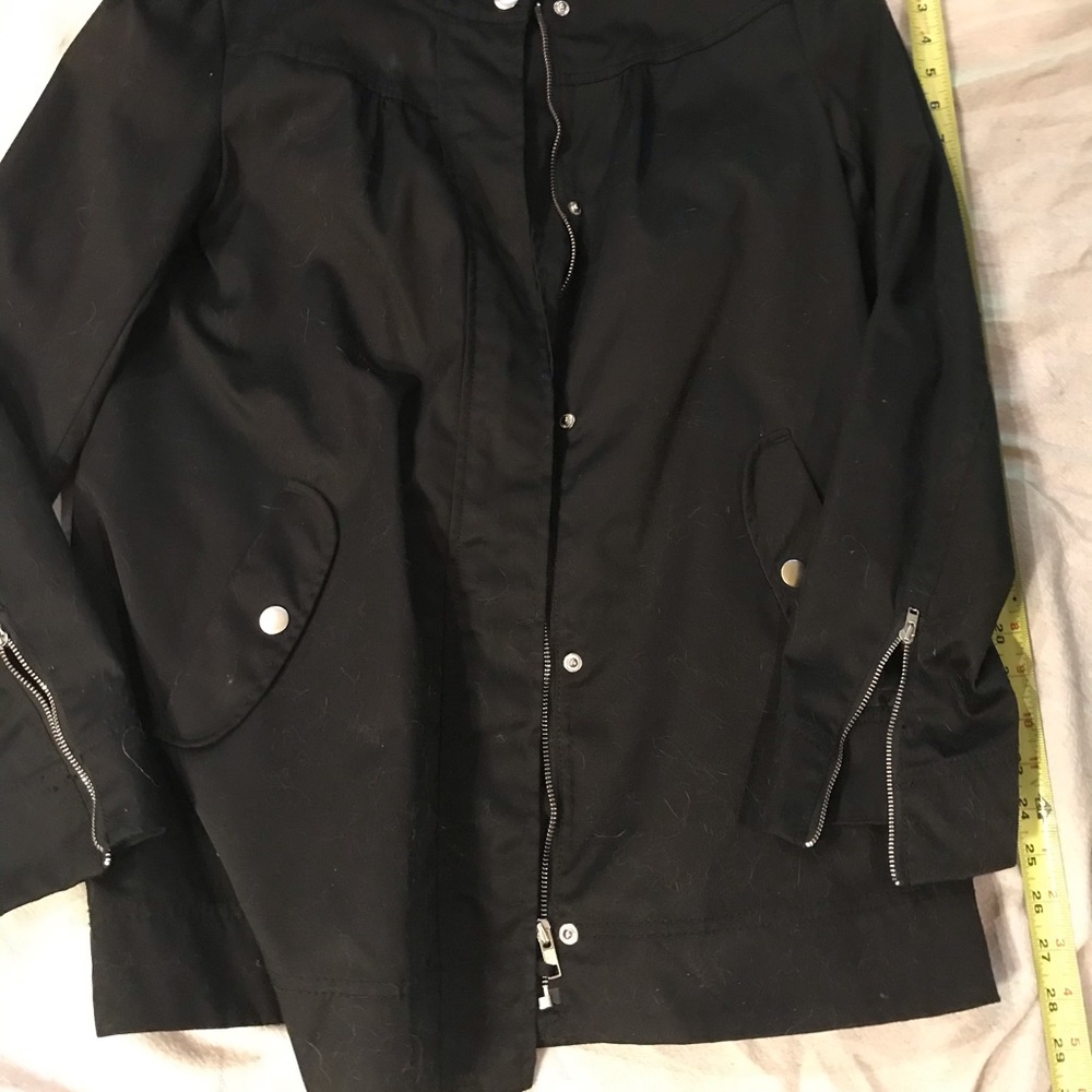 H&M Jacket, 10, great details, heavy poplin, lined